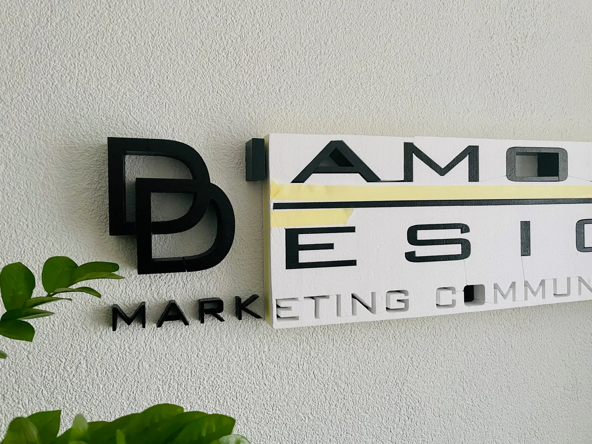 3D-Logos aus Styropor